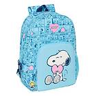 Skolryggsäck Snoopy Love Blå 30 x 46 x 14 cm