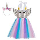 Dress Up America 1087-S Unicorn kostym (Flickor)