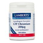 Lamberts GTF Chromium 200mcg 100 Tabletter