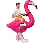 Jashke JA1666PK Flamingo Uppblåsbar Kostym Vuxen