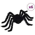 vidaXL 42020053 Halloween Spindel Dekoration 75cm 6st