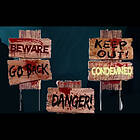 OriginalCup DECO-BOARD Blodiga Halloweenskyltar