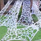 ESPA 94510 Stort Spindelvev Med 13 Edderkopper Dekorasjon