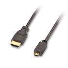 Lindy HDMI - HDMI Micro High Speed with Ethernet 1m
