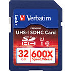 Verbatim SDHC Class 10 UHS-I U1 600x 32GB