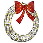 vidaXL 42019140 Krans med 80 LED-lys Varm hvit 90cm