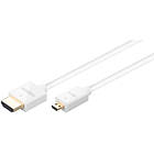 Goobay Super Slim HDMI - HDMI Micro High Speed with Ethernet 0,75m