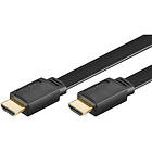 Goobay Flat HDMI - HDMI High Speed with Ethernet 1m