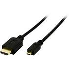 Goobay HDMI - HDMI Micro High Speed with Ethernet 1,5m