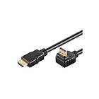 Goobay HDMI Pro HDMI Ethernet (v1.4) 1x90° Black - 5m