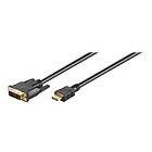 Goobay Gold HDMI - DVI-D Single Link 1.5m