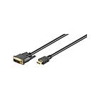 Goobay Gold HDMI - DVI-D Single Link 2m