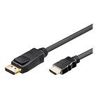 Goobay Gold HDMI - DisplayPort 1m