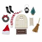 Creativ Nissedörr Med Dekorationer