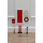 Harald Nyborg Nissedörr Röd 18cm 9delar