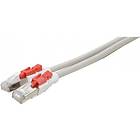 Dexlan S/FTP Cat6 RJ45 - RJ45 Locking 0.5m