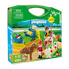 Playmobil My Take Along 5893 Carrying Case Pony Farm