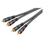 Goobay Gold 2RCA - 2RCA 2m