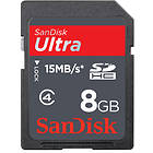 SanDisk Ultra SDHC Class 4 15MB/s 8GB