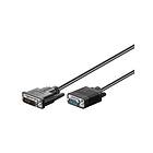 Goobay DVI-I Single Link - VGA 2m