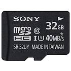 Sony microSDHC Class 10 UHS-I U1 32Go
