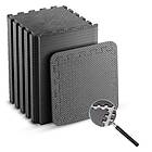 edukit Golvskyddsmatta Svart 30,5 x 30,5 cm