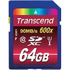 Transcend Ultimate SDXC Class 10 UHS-I U1 600x 64GB