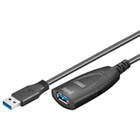 MicroConnect Active USB A - USB A M-F 3.0 5m