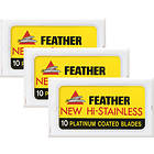 Feather Hi-Stainless Double Edge 30-pack