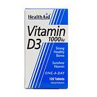 HealthAid Vitamin D3 1000IU 120 Tablets
