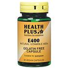 Health Plus E400 Gelatin Free 30 Capsules