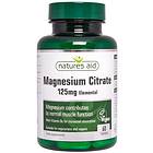 Natures Aid Magnesium Citrate 125mg 60 Tabletter