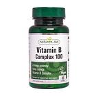 Natures Aid Mega Vitamin B Complex 100 30 Tablets