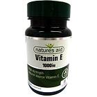 Natures Aid Natural Vitamin E 1000IU 30 Capsules