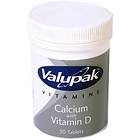 Valupak Calcium With Vitamin D 30 Tablets