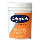 Valupak Chewable Vitamin C 60 Tablets