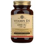 Solgar Vitamiini D3 (Cholecalciferol) 4000IU (100mcg) 60 Kapselit