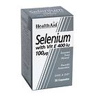 HealthAid Selenium 100mcg + Vitamin E 400IU 30 Capsules