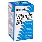 HealthAid Vitamin B6 (Pyridoxine HCl) 50mg 100 Tablets