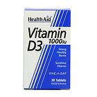 HealthAid Vitamin D3 1000IU 30 Tablets