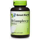 Great Earth B-Complex 50mg 90 Tabletter