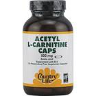 Country Life Acetyl L-carnitine 500mg 120 Kapslar