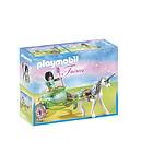 Playmobil Fairies 5446 Fée papillon avec calèche et licorne