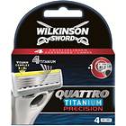 Wilkinson Sword Quattro Titanium Precision 4-pack