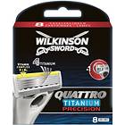 Wilkinson Sword Quattro Titanium Precision 8-pack