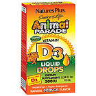 Nature's Plus Animal Parade Vitamin D3 Liquid Drops 200IU 10ml