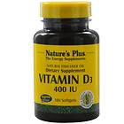 Nature's Plus Vitamin D3 400IU 180 Kapslar