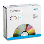 Memorex CD-R 700MB 52x 10-pack Slimcase