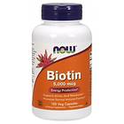 Now Foods Biotin 5000mcg 120 Capsules