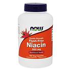 Now Foods Double Strength Flush-Free Niacin 500mg 180 Kapslar